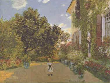 Claude Monet Artist s House at Argenteuil  gggg China oil painting art